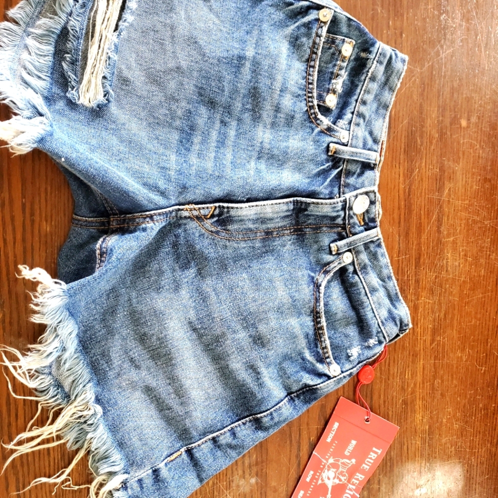 True Religion Jean Shorts